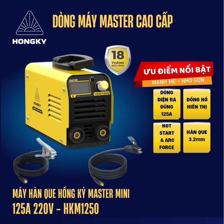 [089] Máy hàn que 220V Hồng Ký - HKM1250