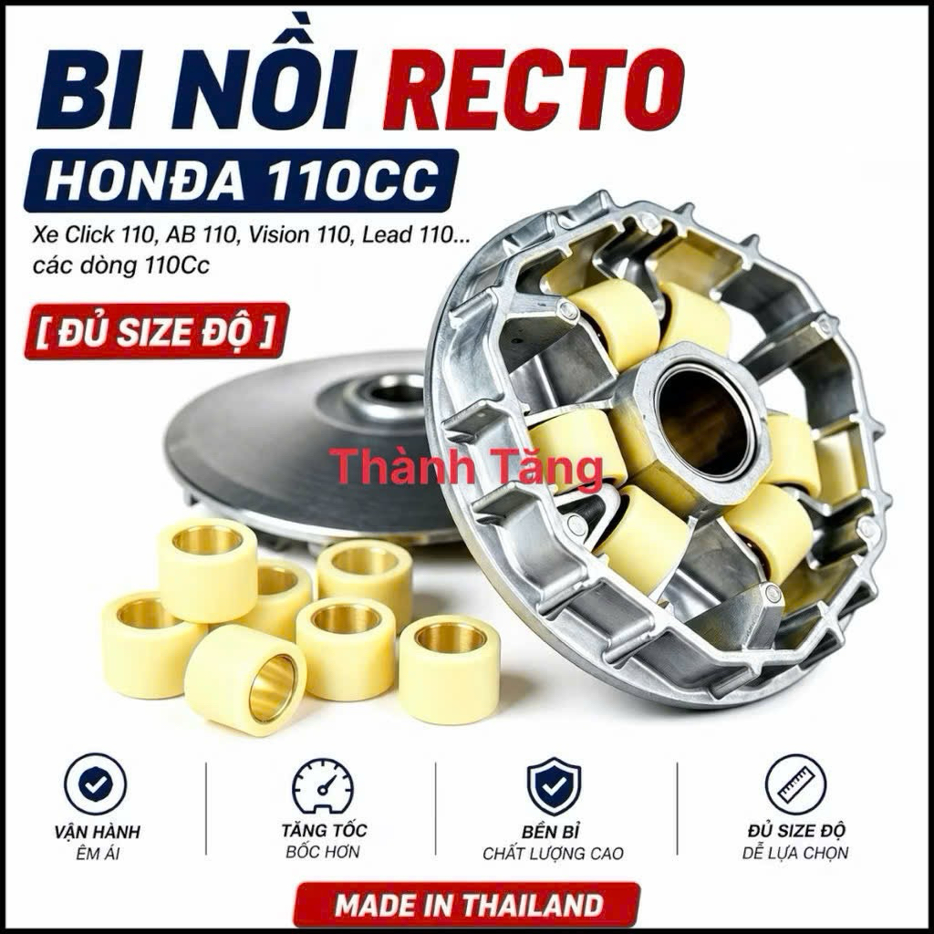 Bi nồi[12gam] Honđa 110cc,click 110,ab 110,vision 110,lead 110...các dòng 110Cc