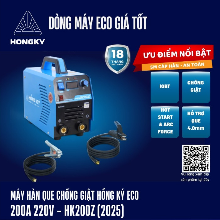 [1] Máy hàn que Hồng Ký - HK200Z