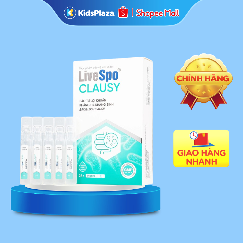 LiveSpo CLAUSY BT lợi khuẩn kháng sinh 10*5ml