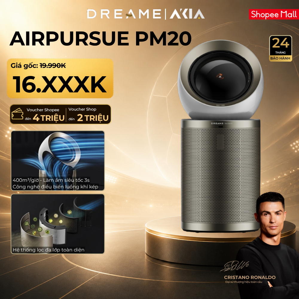 Máy lọc không khí Dreame AirPursue PM10/ PM20 - Bảo Hành 24 Tháng
