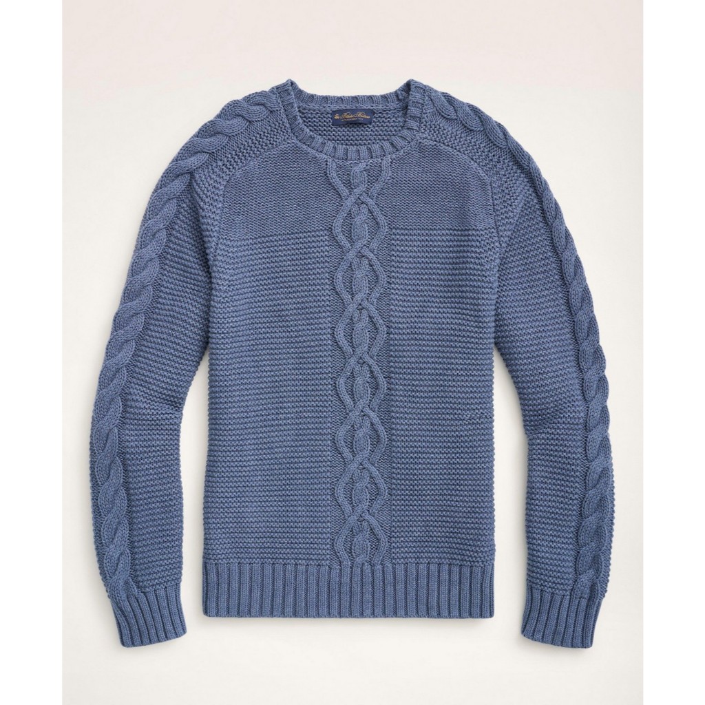 Brooks Brothers Áo Len SWT CTN CBLE CREW
