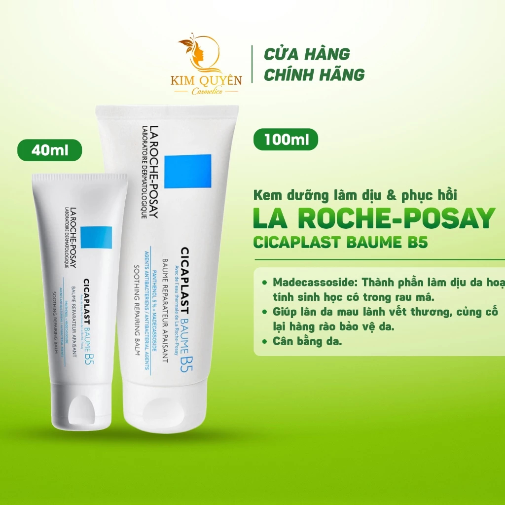 Kem dưỡng B5 LaRoche Posay Cicaplast Baume - Kem dưỡng làm dịu da La Roche-Posay B5 40ml/100ml #LRP8