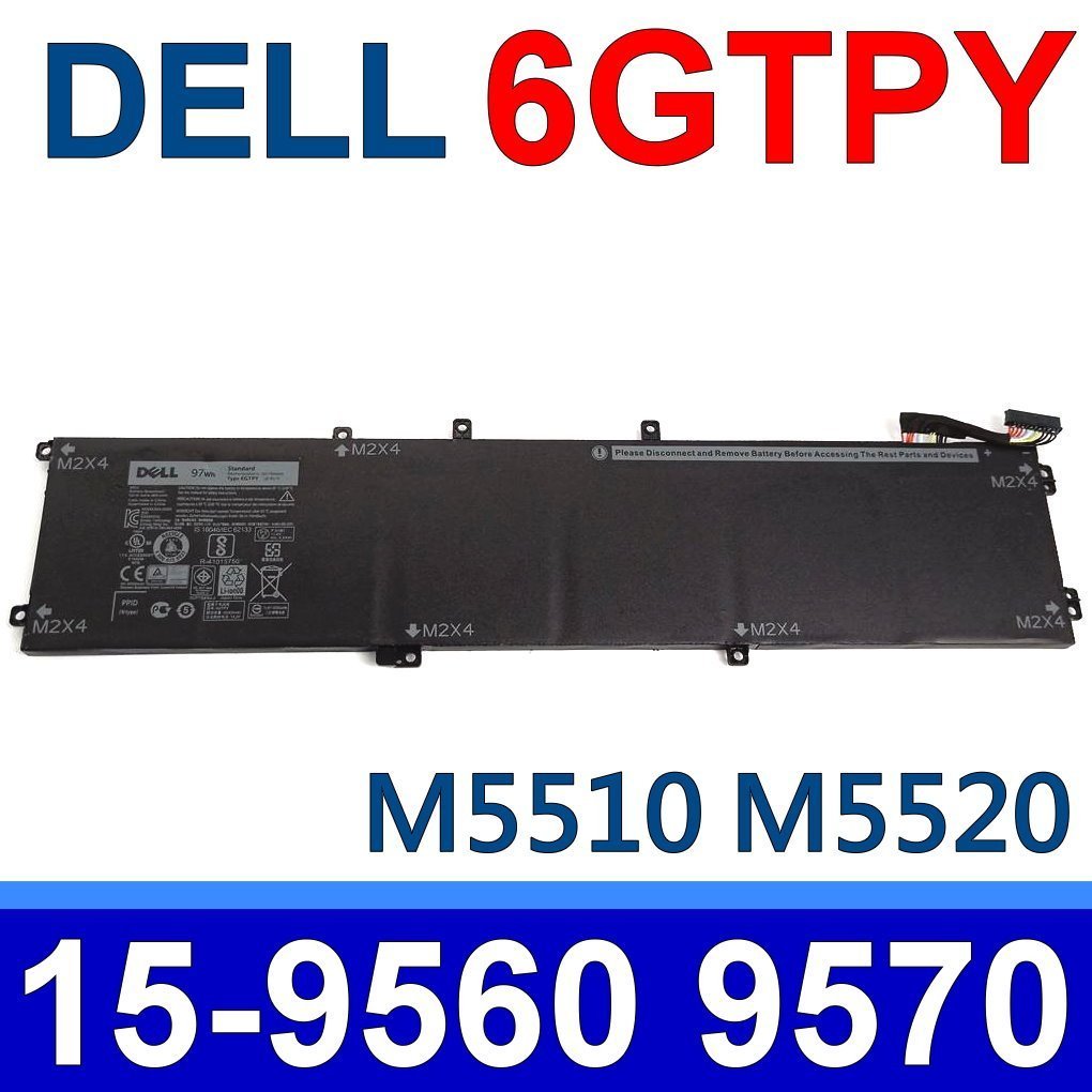 ⚡ Pin [ZIN] Laptop Dell XPS 15 9560 9550 9570 Precision 5510 6GTPY 97Wh 5XJ28 97Wh H5H20 56WH