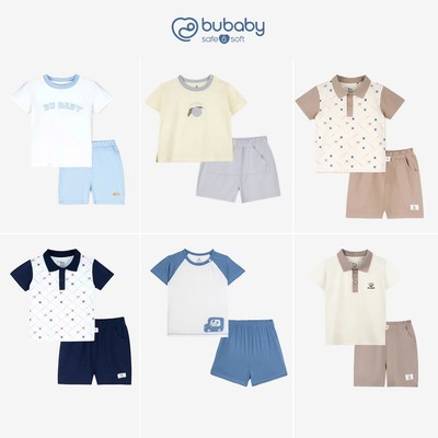 Bộ ngắn tay Bubaby cho bé từ 6 tháng đến 5 tuổi