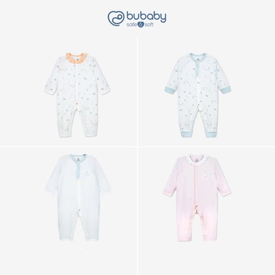 Body dài tay Bubaby cho bé trai gái từ sơ sinh