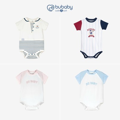 Body chip ngắn tay Bubaby đủ size cho bé từ sơ sinh đến 1 tuổi