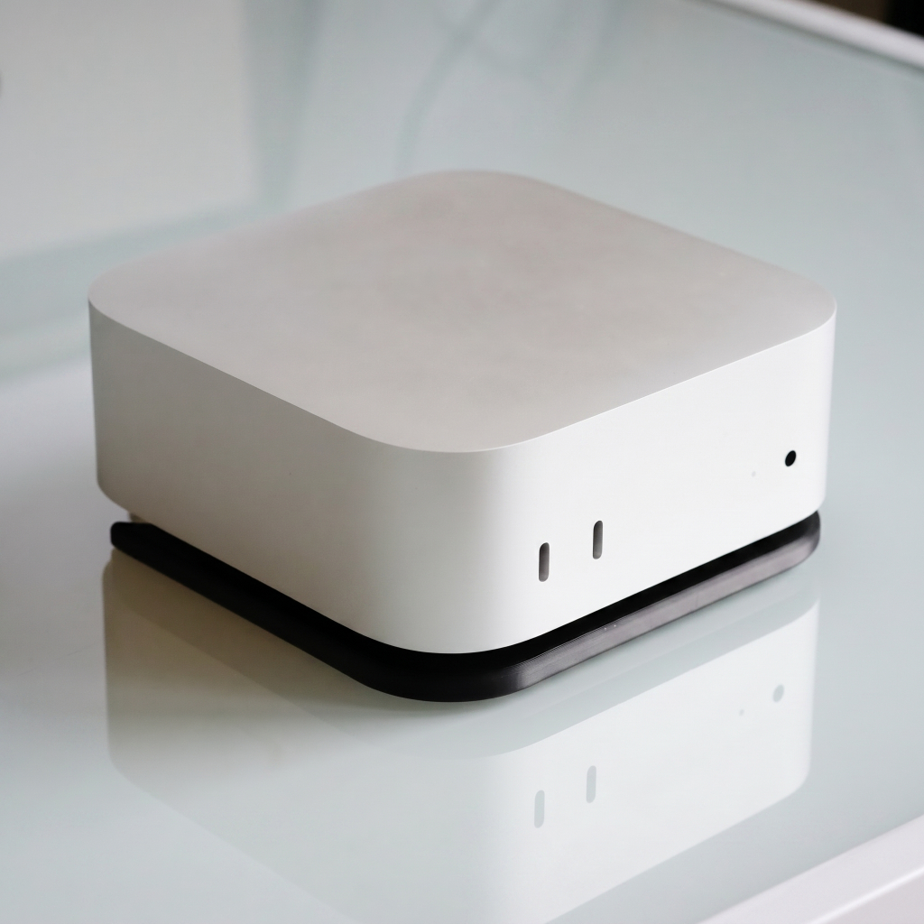 Giá Đỡ Mac Mini - Chân Đế Mac Mini M4 - Kệ mac mini - Tối Ưu Tản Nhiệt Và Nút Nguồn