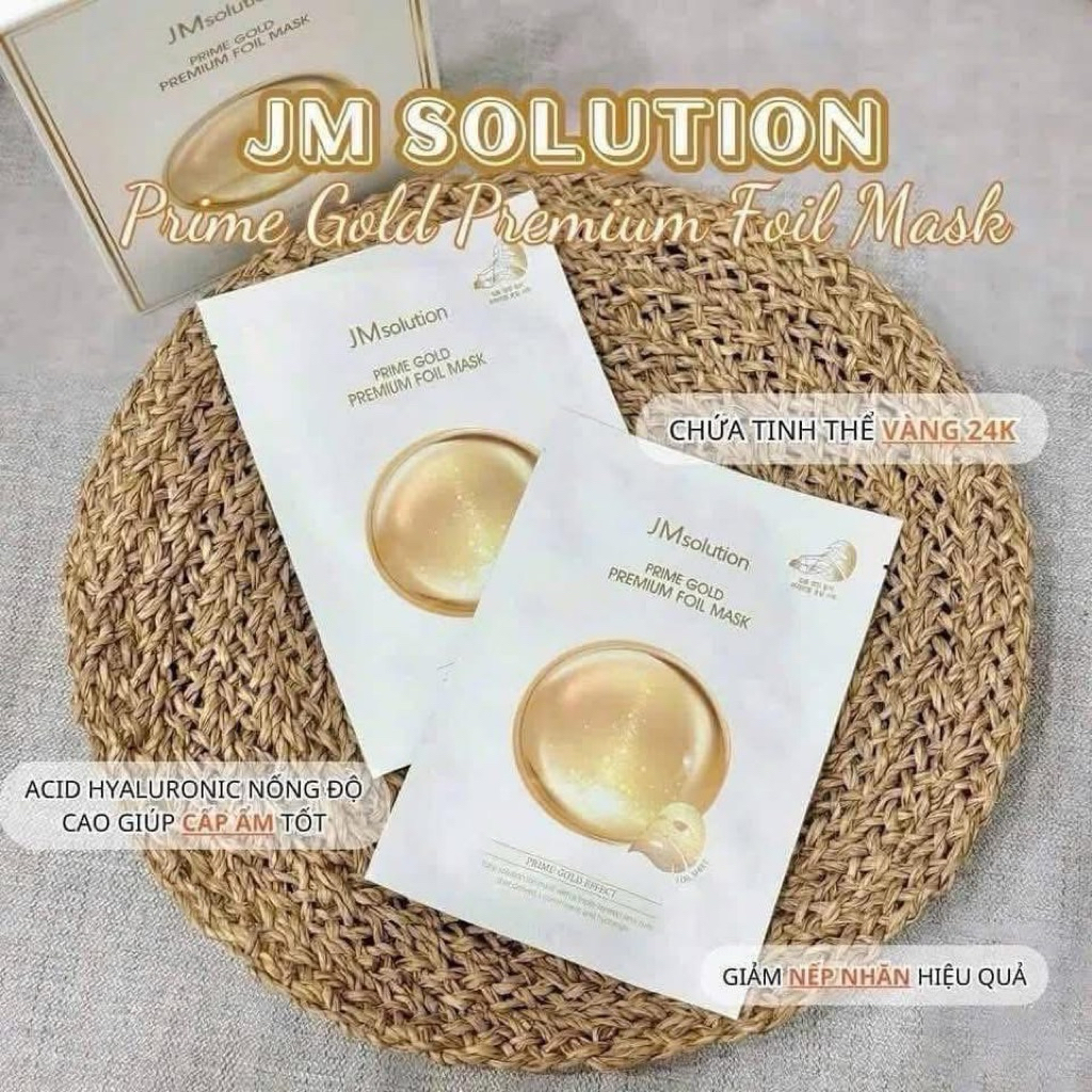 Combo 2 miếng mặt nạ JM chăm sóc da , mịn trắng căng bóng da