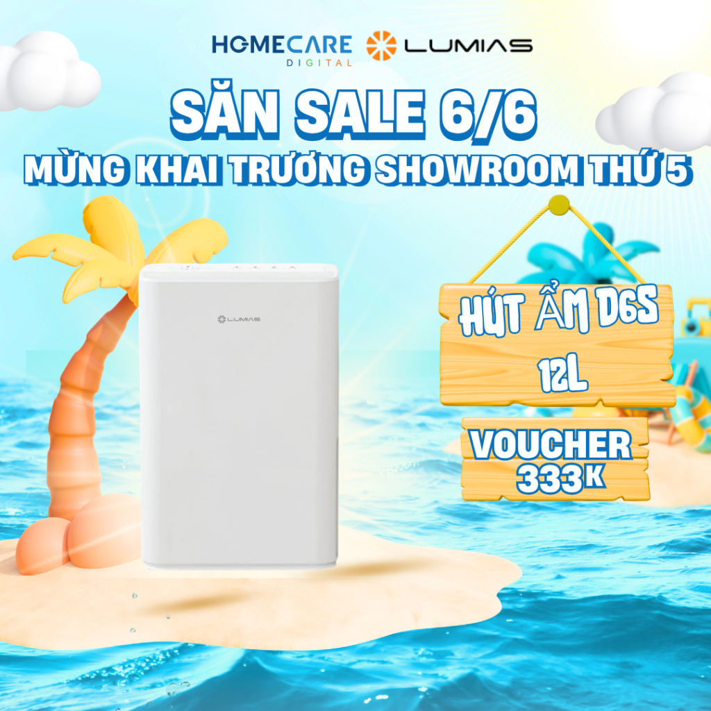 Máy Hút Ẩm -D6S -12L-Lumias