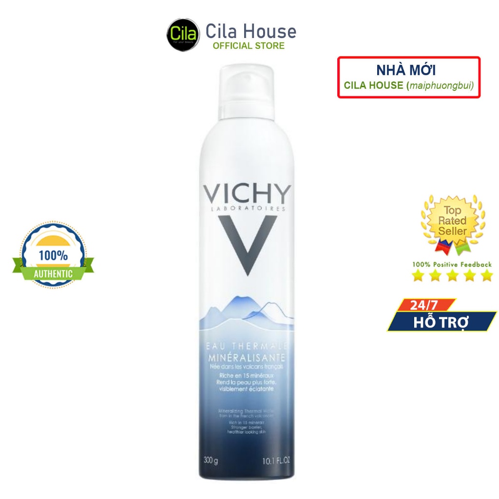 Xịt Khoáng Vichy Mineralizing Thermal Water 300ml - Cila House