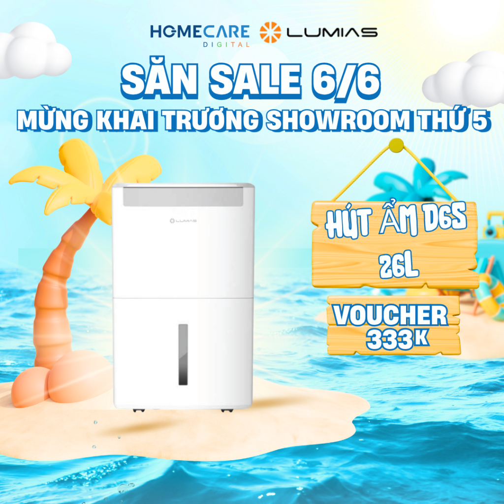 Máy Hút Ẩm-D6S-26L-Lumias