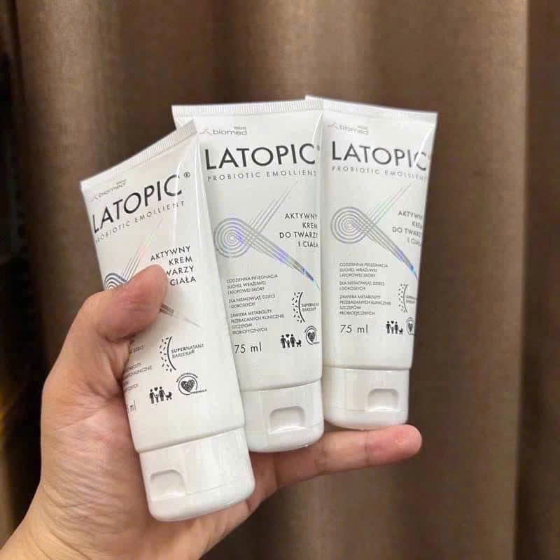 [ Hàng Không vỏ Hộp - Nội Địa ] Kem dưỡng ẩm LATOPIC Probiotic Emollient 75ml