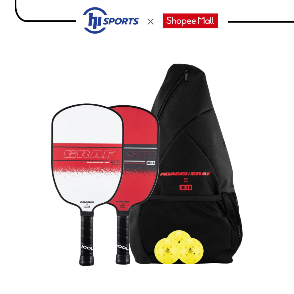 Set Vợt Pickleball JOOLA Agassi/Graf Champion 12mm