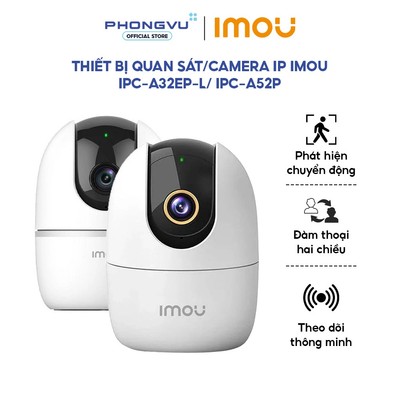 Camera IP IMOU A32EP (3MP 2K) / A52P (5MP 3K) - Quay Quét, Đàm Thoại 2 Chiều - BH 24 Tháng