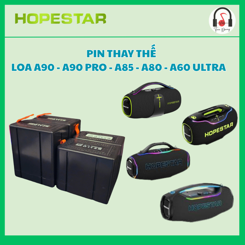 PIN THAY THẾ  HOPESTAR LOa CHÍNH HÃNG CELL 21700 CAO CẤP