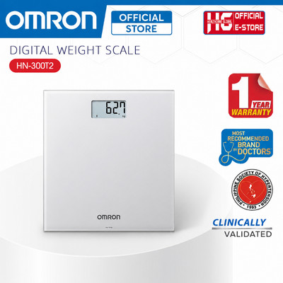 Cân Sức Khỏe Điện Tử Omron HN-300T2 | Kết Nối Bluetooth, Đo Cân Năng và Chỉ Số Khối Cơ Thể BMI