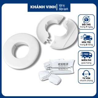 Nắp đậy lỗ điều hoà máy lạnh, Nắp trang trí lỗ điều hòa - Miếng bít lỗ ống đồng máy lạnh