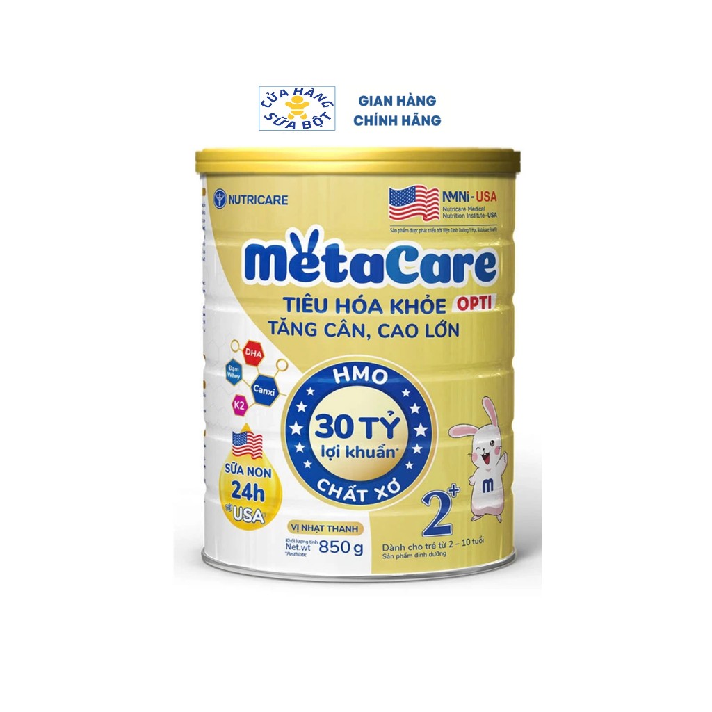 Sữa Bột Metacare Opti Vàng Lon 800g - Đủ Số Cho Bé