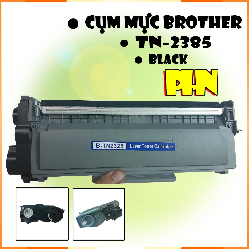 Cụm mực máy in Brother MFC L2700DN, L2700DW, L2700D, L2700 mã TN2385 có sẵn mực in.