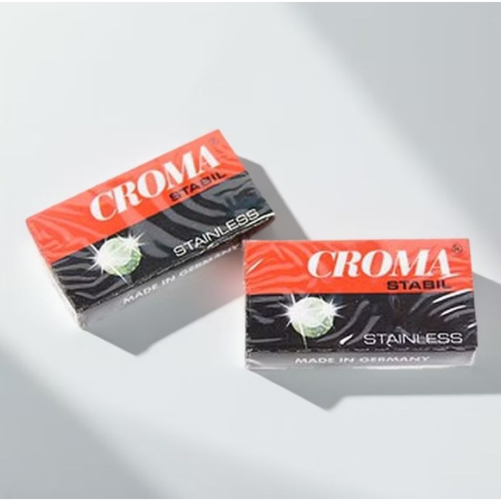 Hộp 10 Lưỡi Dao Lam - Dao Cạo Râu CROMA Chất Lượng.