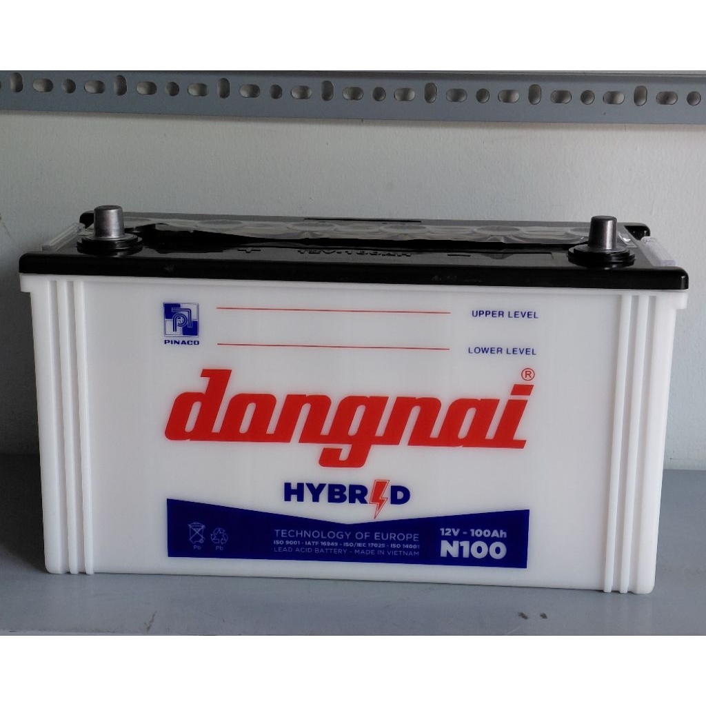 Ắc Quy Đồng Nai N100 12V 100Ah Bình Nước Chính Hãng Dùng Cho Xe Tải Xe Khách