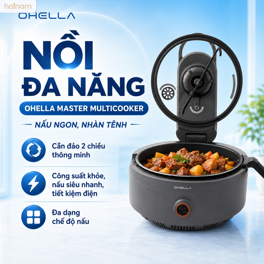 Nồi Nấu Đa Năng Ohella Master Multicooker MC01 3.5L