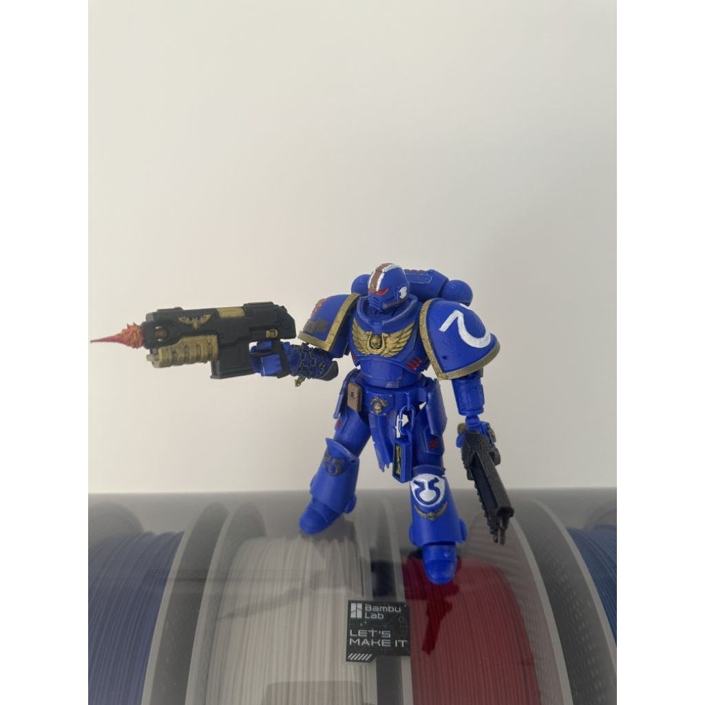 mô hình chiến binh space marine titus in 3d