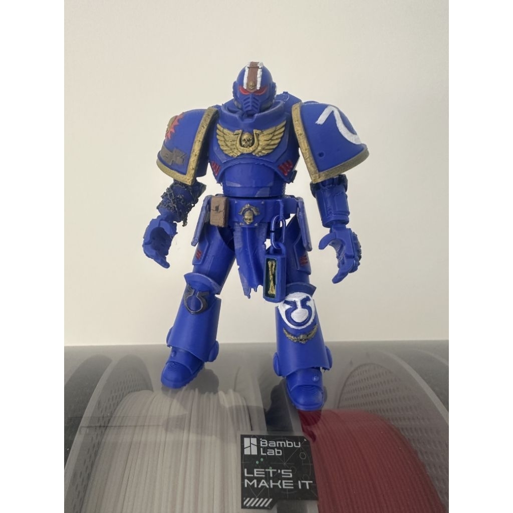 mô hình chiến binh space marine titus in 3d