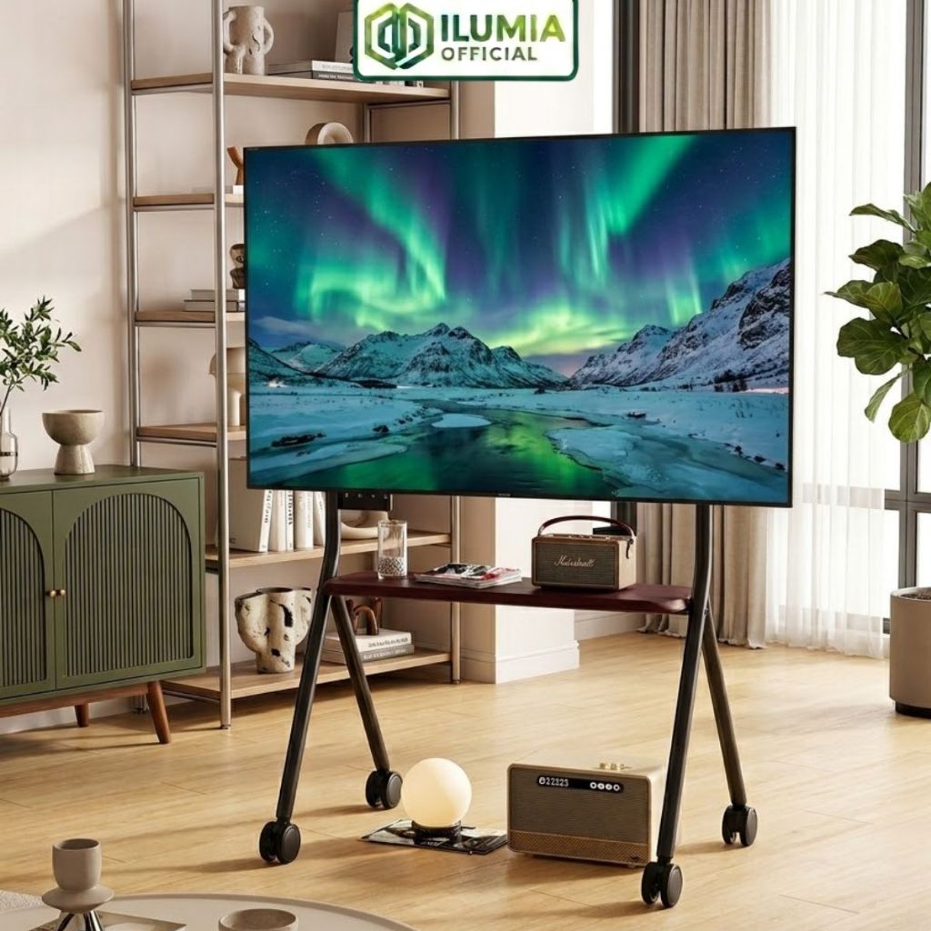 Kệ Để Màn Hình Phòng Họp Chuyên Dụng, Giá Treo Tivi Di Động Có Bánh Xe Tiện Lợi - IM189