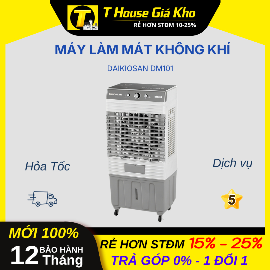 [Chính Hãng Mới 100%] Quạt Điều Hòa Daikiosan DM101 40L - 130W Làm Mát Tốt Bền Bỉ BH 12 Tháng