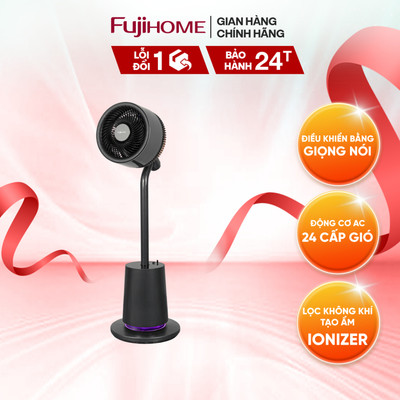 Quạt Tuần Hoàn Không Khí Điều Khiển Giọng Nói Fujihome CFR01PRO-VOICE – Có 24 Cấp Gió