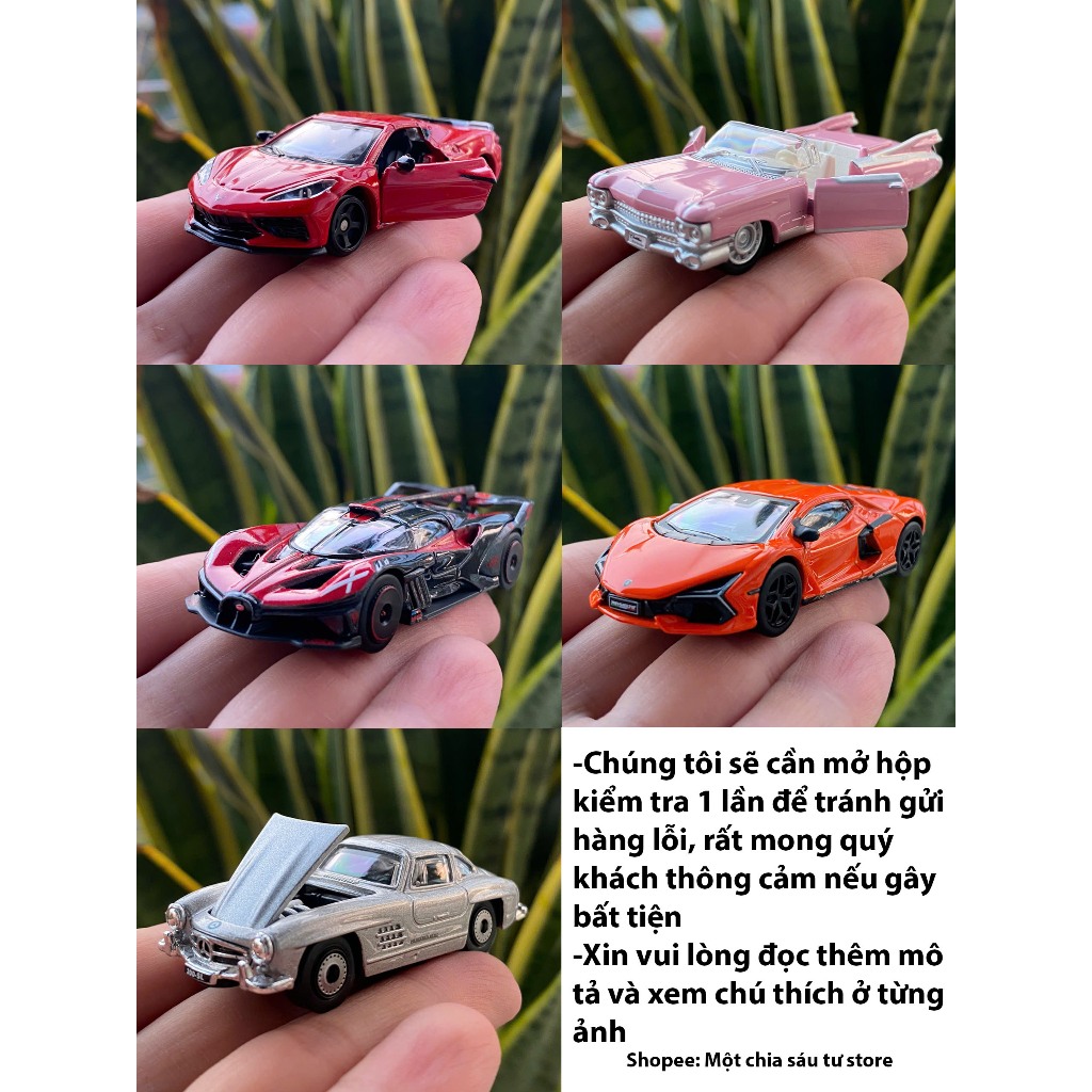 Mô hình xe Bburago 1:64 1:60 vỏ hợp kim, gầm nhựa các dòng xe Lamborghini, Porsche, Audi dài 7cm