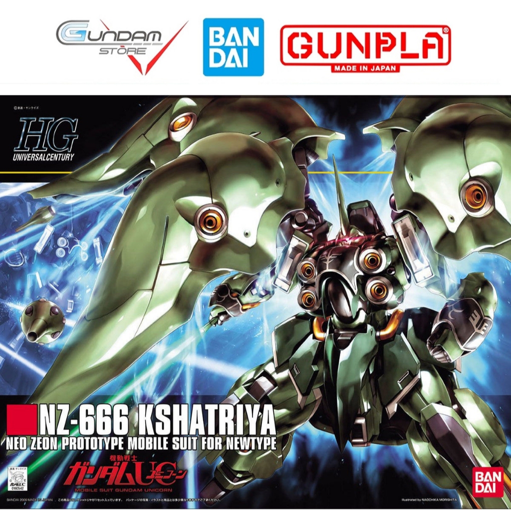 Mô Hình Gunpla HG NZ-666 Kshatriya 1/144 Bandai Gundam Unicorn UC Đồ Chơi Lắp Ráp