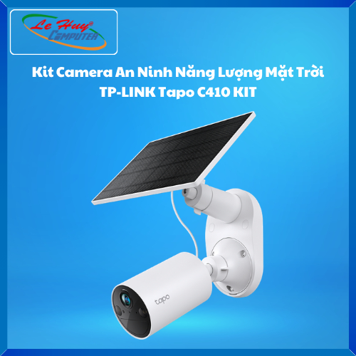 Camera Tp-Link Tapo C410 KIT Camera An Ninh Năng Lượng Mặt Trời - Hàng Chính Hãng