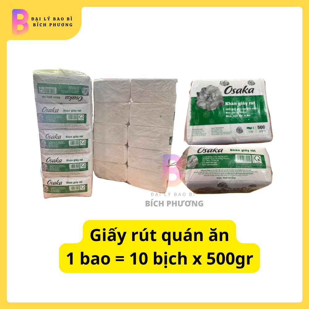 Sỉ bao 5kg giấy rút quán ăn OSAKA