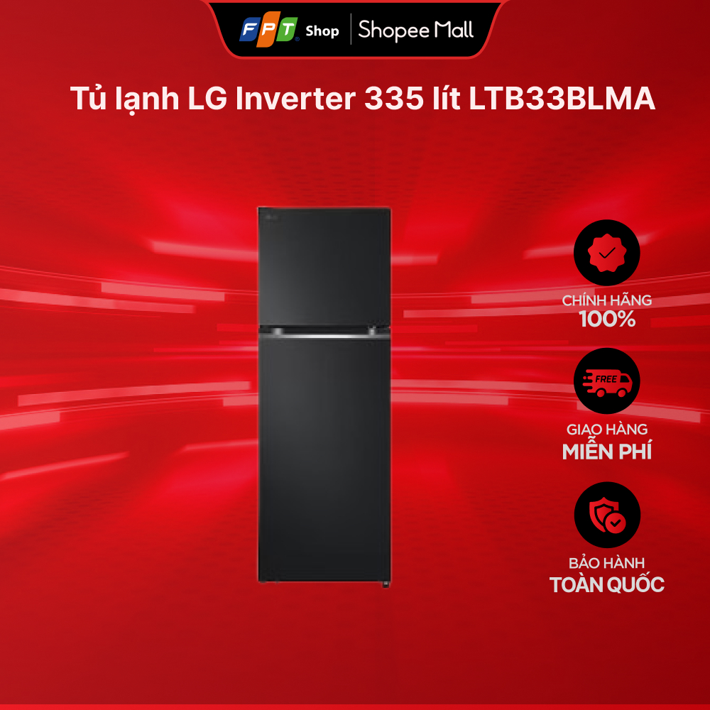 Tủ lạnh LG Inverter 335 lít LTB33BLMA
