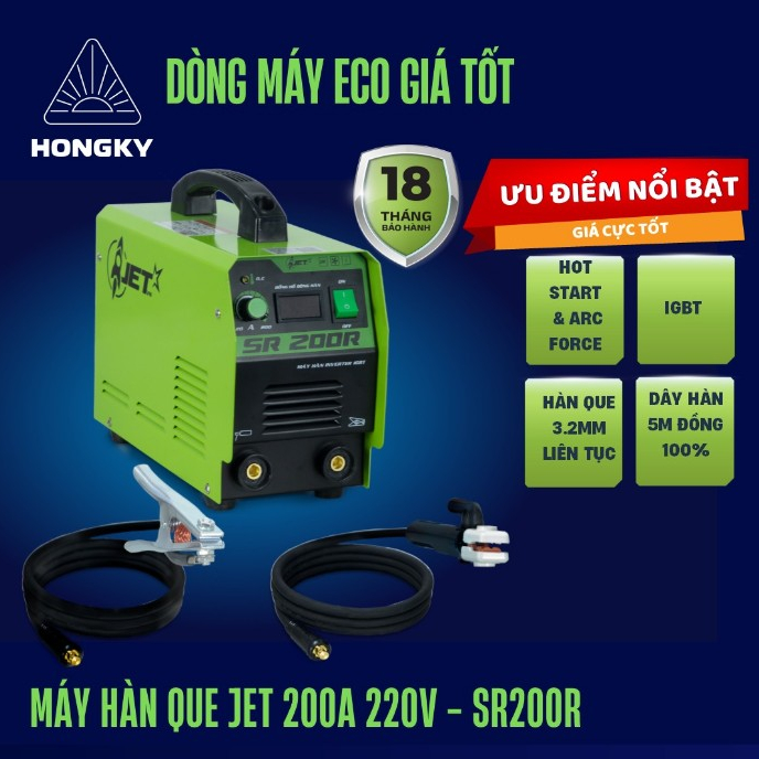 [010] Máy hàn que JET 200A 220V - SR200R