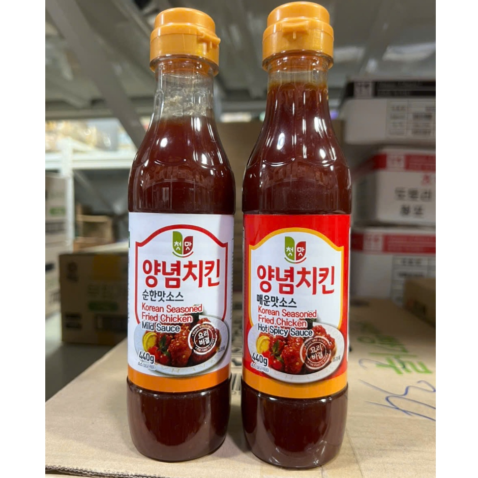 Sốt gà chiên rán Hàn Quốc 440g - 양념치킨