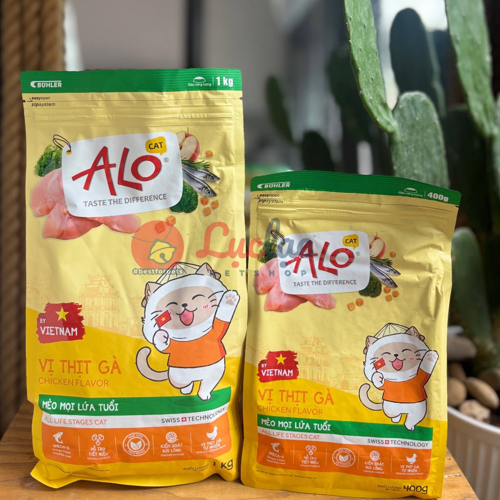 Hạt ALO cho mèo mọi lứa tuổi - Túi nguyên seal chính hãng