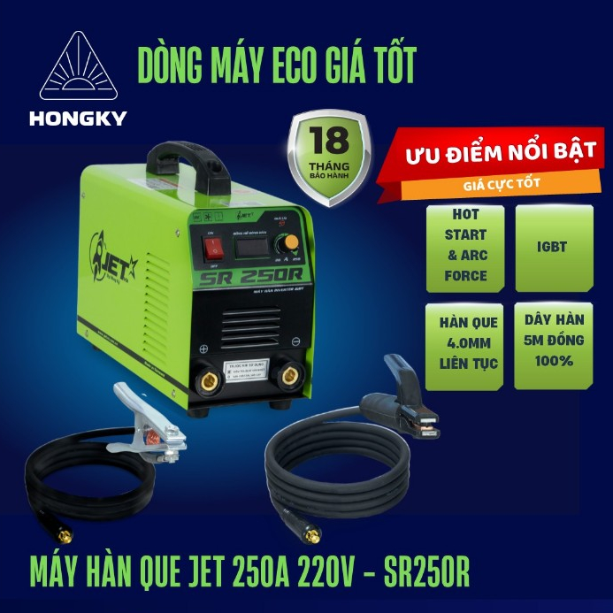 [010] Máy hàn que JET 250A 220V - SR250R