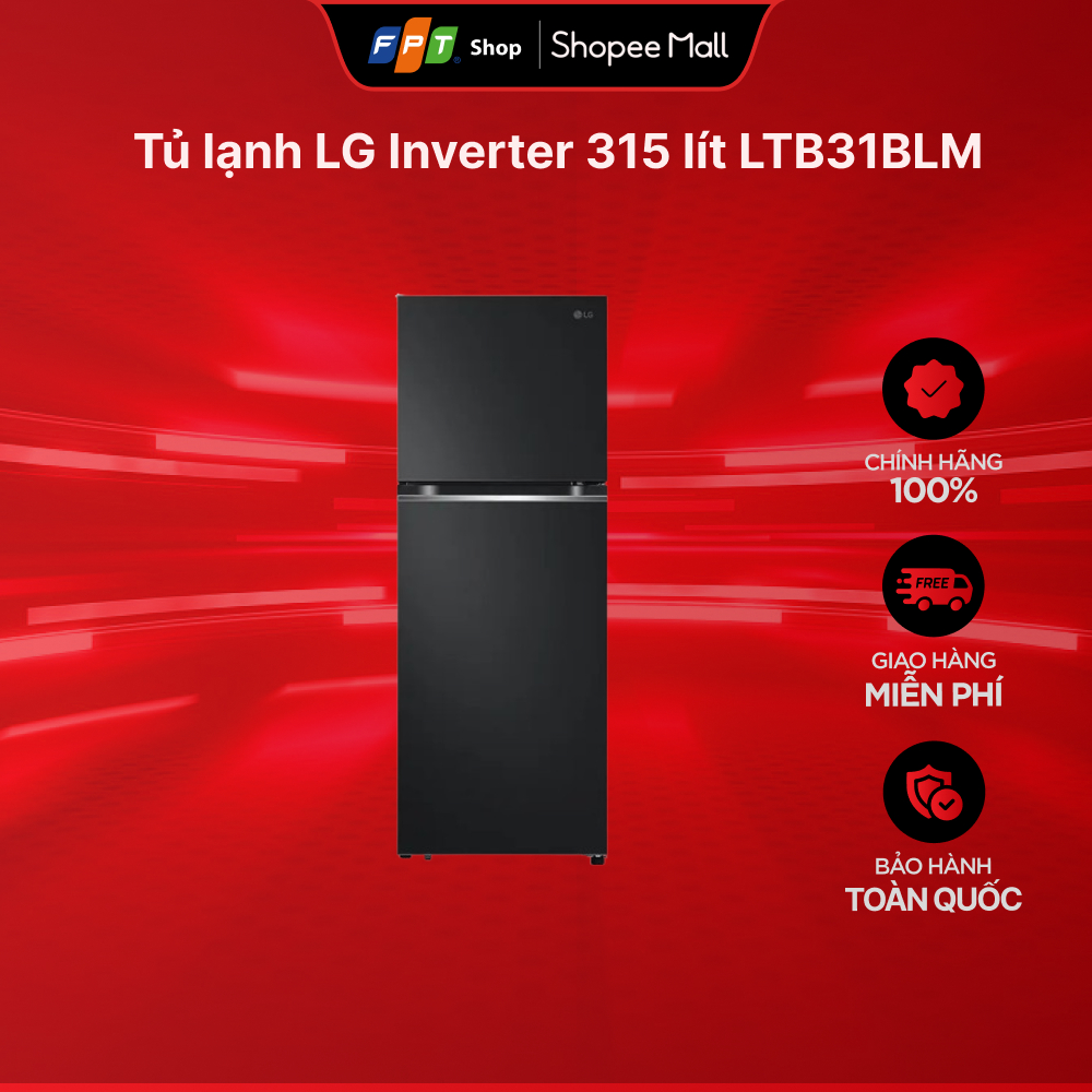 Tủ lạnh LG Inverter 315 lít LTB31BLM