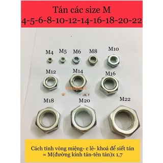 Tán ecu bắt bulon size M18-M20-M22 (3con)