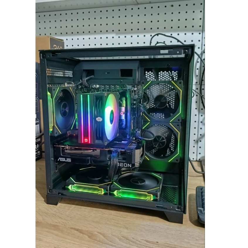 Thùng PC GAMING cực đỉnh CPU i5 14400F + RX Asus 7600 8GB DR6