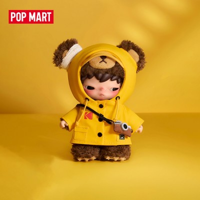 POP MART Hirono × Kodak Click Bear Plush Doll Pendant Box