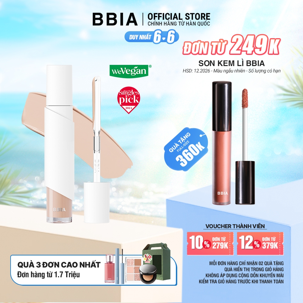 Kem che khuyết điểm BBIA Eau Stay Concealer Eau Edition 8.5g