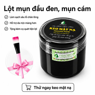 [TẶNG CỌ QUÉT] Keo lột mụn Ngân Bình 50g - Sạch mụn đầu đen, tế bào chết