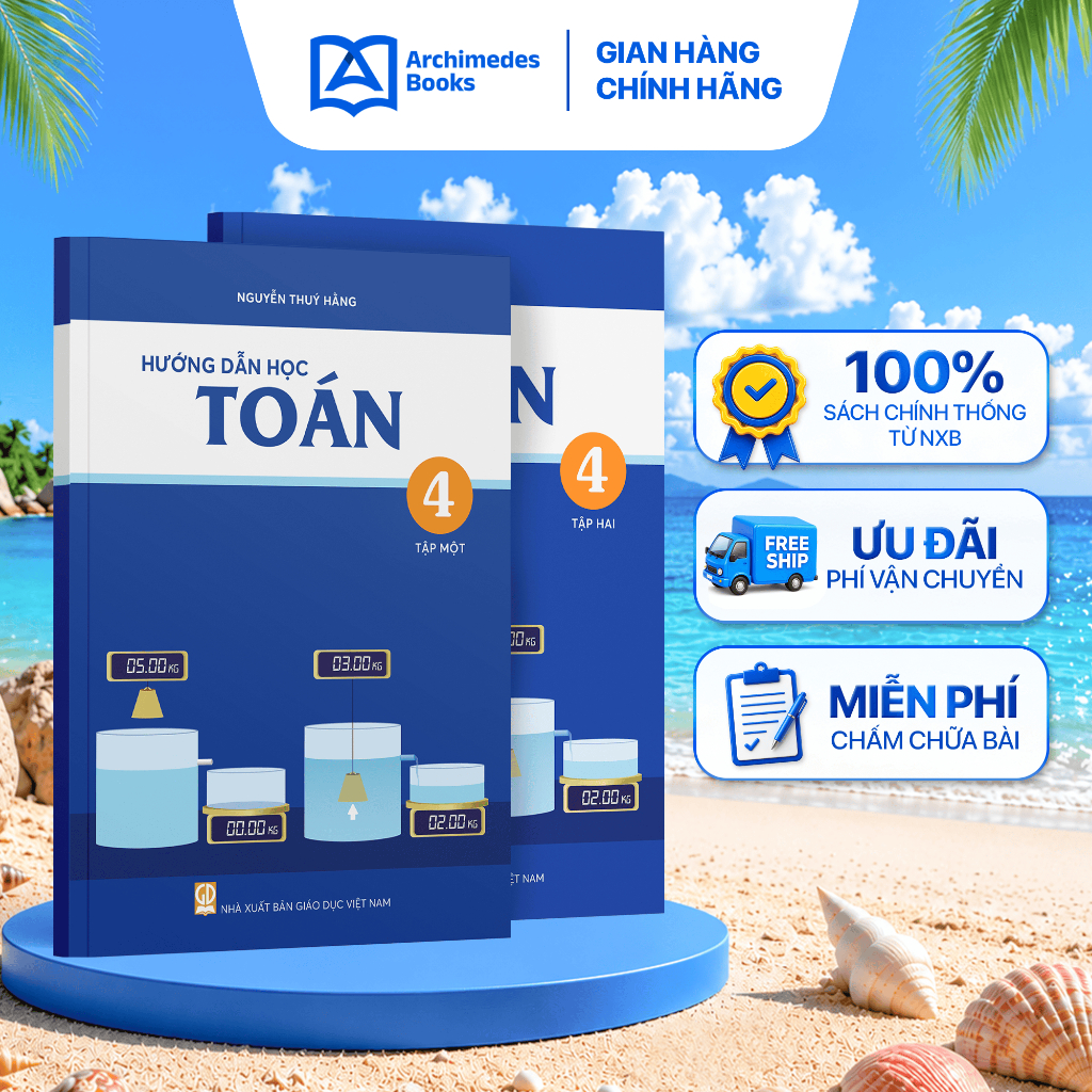 Sách Hướng dẫn học Toán lớp 4 - Archimedes School