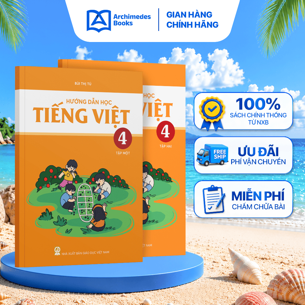 Sách Hướng dẫn học Tiếng Việt lớp 4 - Archimedes School