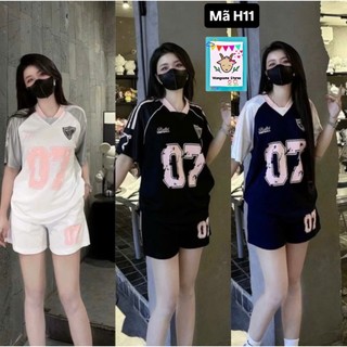(Mã H11)[30-60kg ]Set bộ thể thao HOT TREND bán chạy nhất 2024 IN SỐ 07. Set bộ cá tính năng động và thoải mái